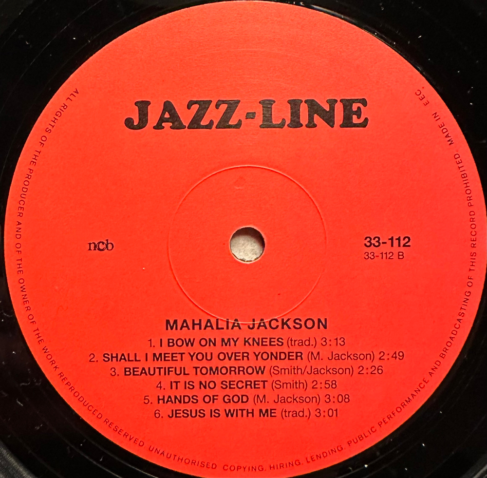 Mahalia Jackson - Mahalia Jackson 3LP (Европа 1984г.)