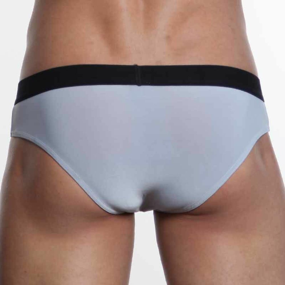 Мужские брифы серые N2N Bodywear Cotton Brief N2N0020