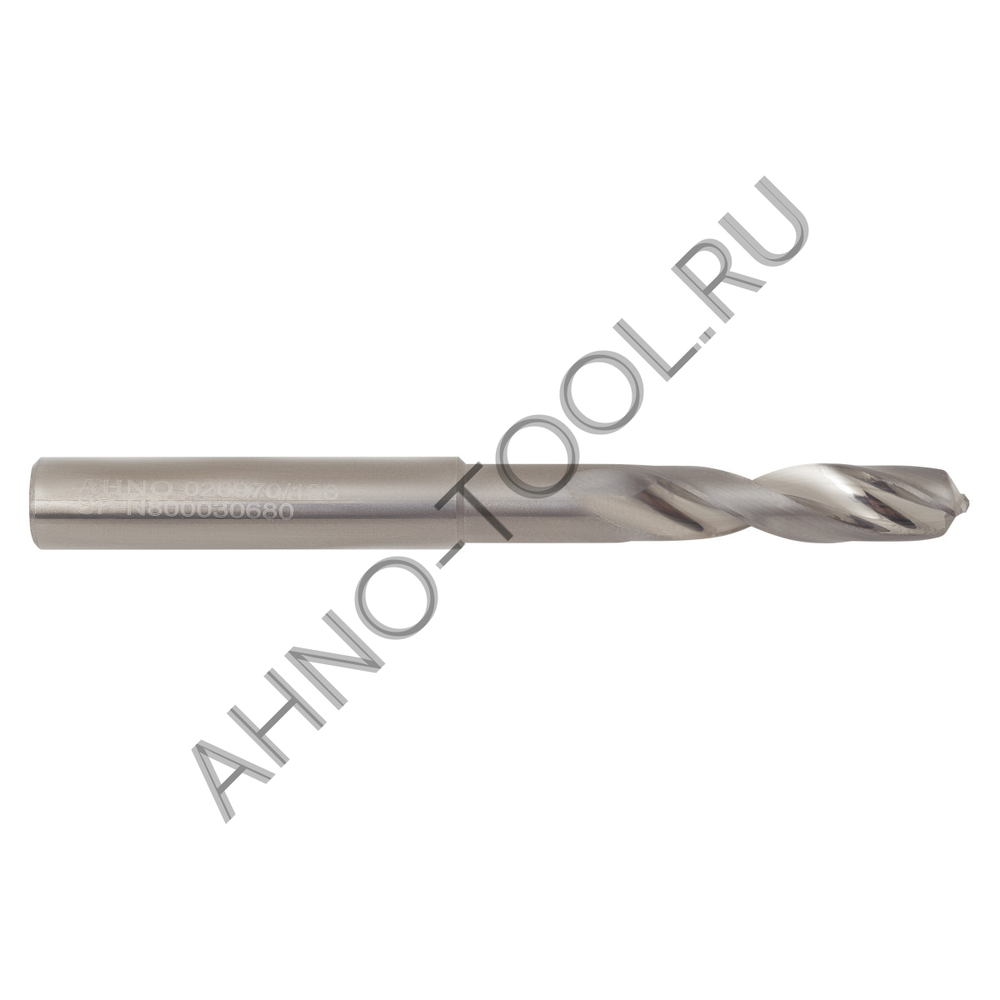 Сверло 6.8мм монолитное твердосплавное 3D без подвода СОЖ. для цвет.металлов SP-N800030680 VHM AHNO