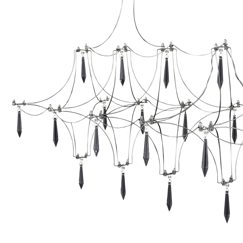 *SL6603.103.17 Светильник подвесной ST-Luce Хром/Прозрачный LED 1*17W 4000K GRAVETTA