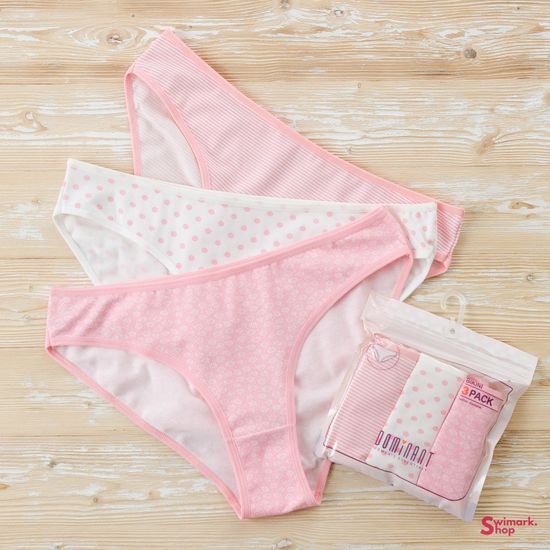Трусики женские DOMINANT 35000-198, BIKINI, 3 шт. в уп.