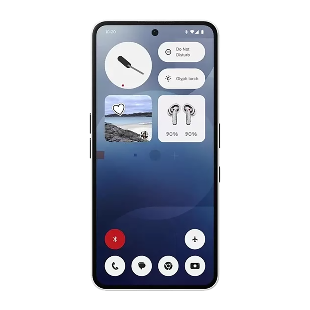 Смартфон Nothing Phone (3a) 8 ГБ + 128 ГБ (Белый | White) (версия Global)