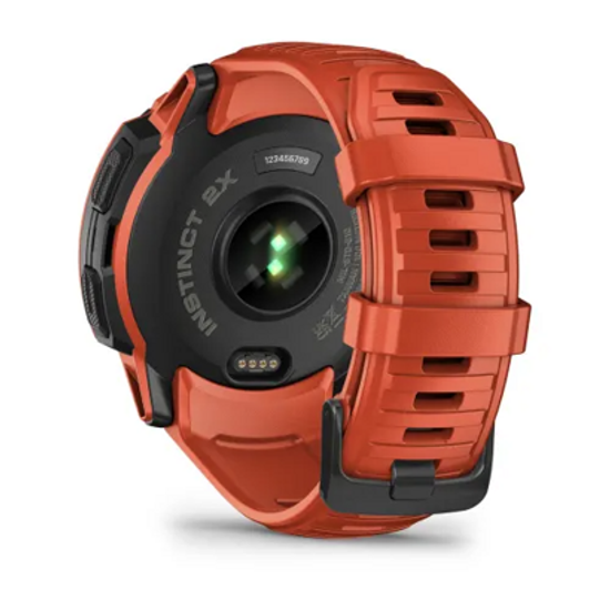 Смарт-часы Garmin Instinct 2X Solar, Flame Red 010-02805-01