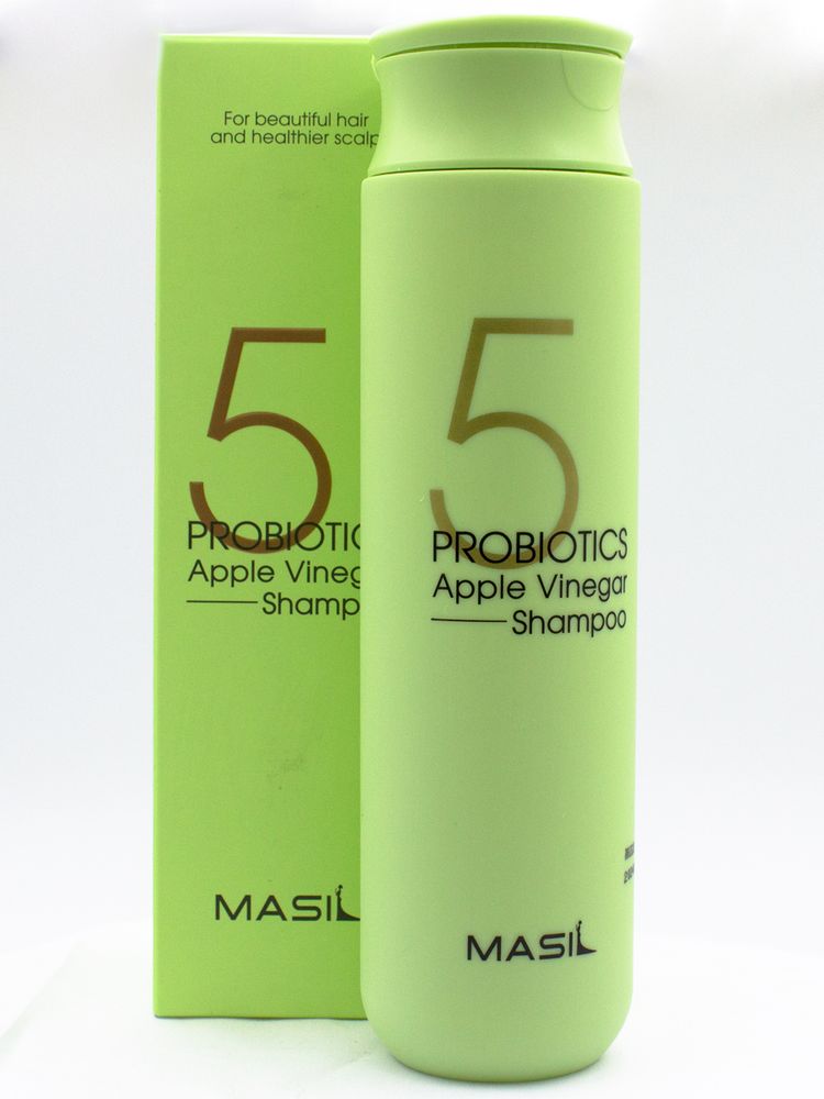 MASIL - ШАМПУНЬ ДЛЯ ВОЛОС И КОЖИ ГОЛОВЫ С ЯБЛОЧНЫМ УКСУСОМ 5 PROBIOTICS APPLE VINEGAR SHAMPOO, 300 ML