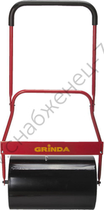 GRINDA 40 л, размеры 320 х 580 мм, стальной барабан, нескользящая рукоятка, каток для газона (422117)