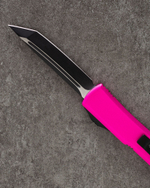 Автоматический складной нож Microtech Ultratech T/E Pink Aluminum Body 123-1PK (розовый)