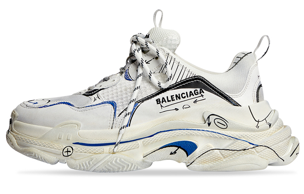 Balenciaga Triple S "White" Women"s