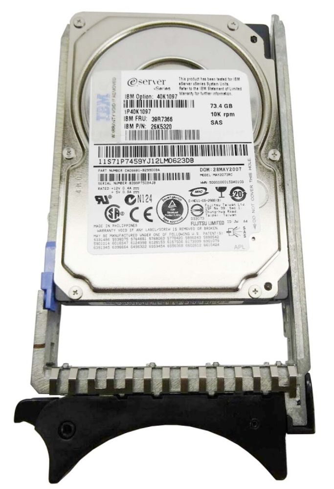 Жесткий диск IBM 73GB 2.5&quot; SFF 10K SAS HS 26K5320