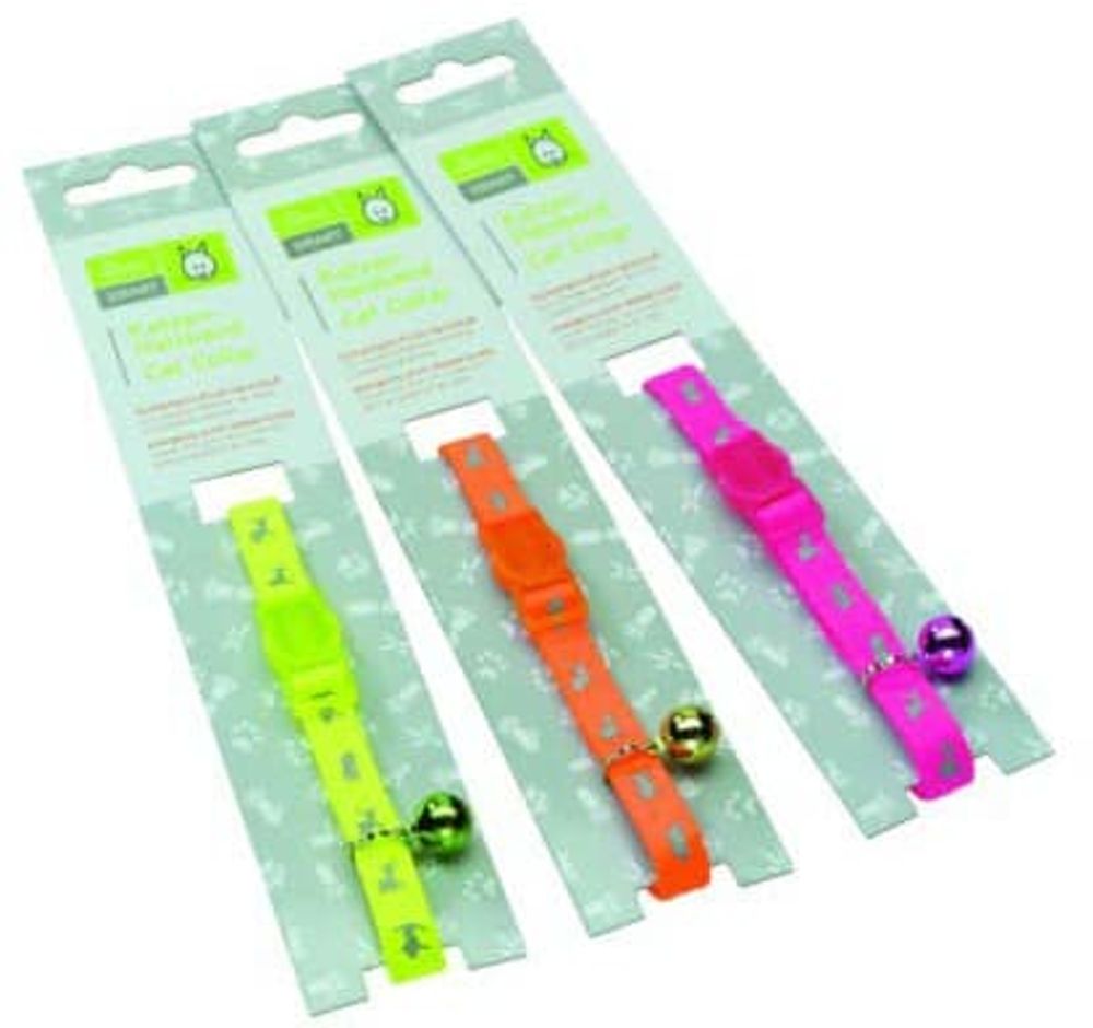 Hunter ошейник для кошек Neon розовый, нейлон