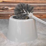 Ерш для туалета "Rambai" с серой щетиной (серый)