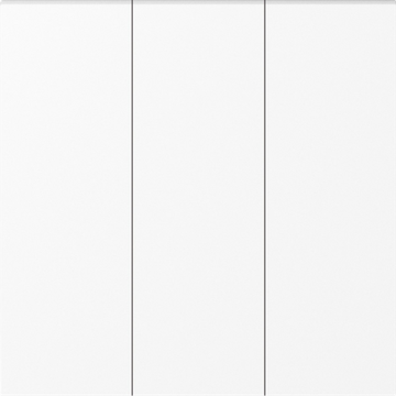 Клавиша 3-я,  глянцевый белый,  серия A07