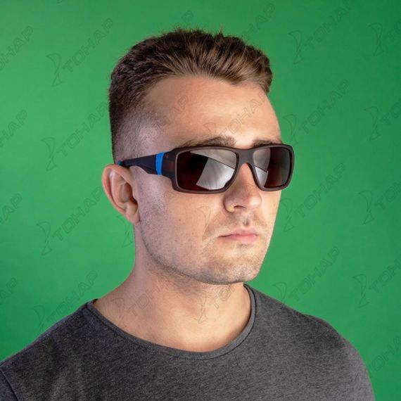 Очки PREMIER поляризационные в чехле (коричневый) PR-OP-1189-B