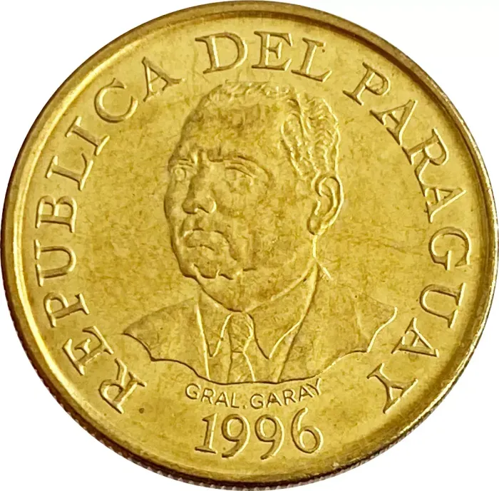 10 гуарани 1996 Парагвай AU-UNC