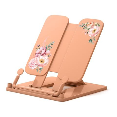 Подставка для книг пластиковая персиковая "Pastel Bloom" ( ErichKrause )