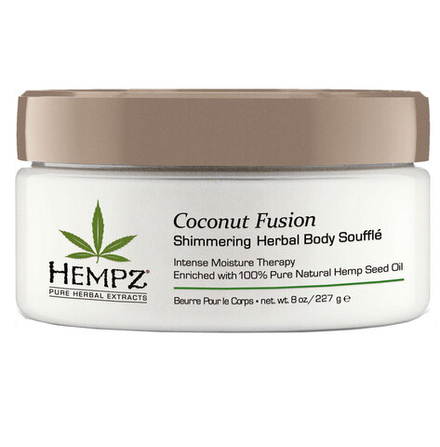 HEMPZ Суфле для тела с Мерцающим Эффектом 227g/Coconut Fusion Shimmering Herbal Body Souffle