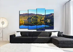 Модульная картина "Альпийские озера"