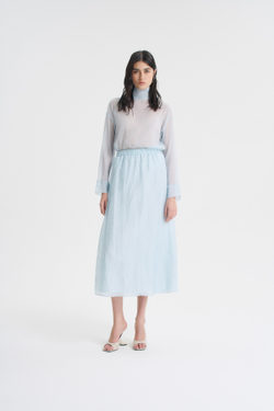 Юбка из жатой вискозы