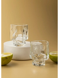 Набор изогнутых шотов для виски, 60 мл, 6 шт. прозрачные