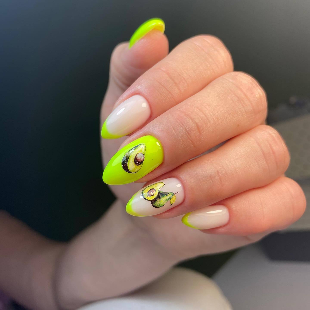 кислотный маникюр