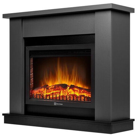 Каминокомплект Firelight: Очаг EFP/P-2720RLS N, портал Canto 25 графит