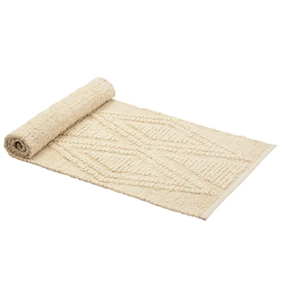 Ковер из шерсти и переработанного хлопка Shillong из коллекции Ethnic, 70x160см