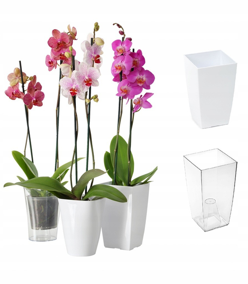 ГОРШОК Д/ЦВЕТОВ FINEZJA 125Х125 БЕЛЫЙ LA377-05