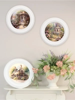 Картины на стену интерьерные на холсте 3 шт 17.5 см