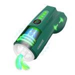 Интерактивный мастурбатор Ayla с вакуумом, вибрацией и голосом (Цвет: зеленый)