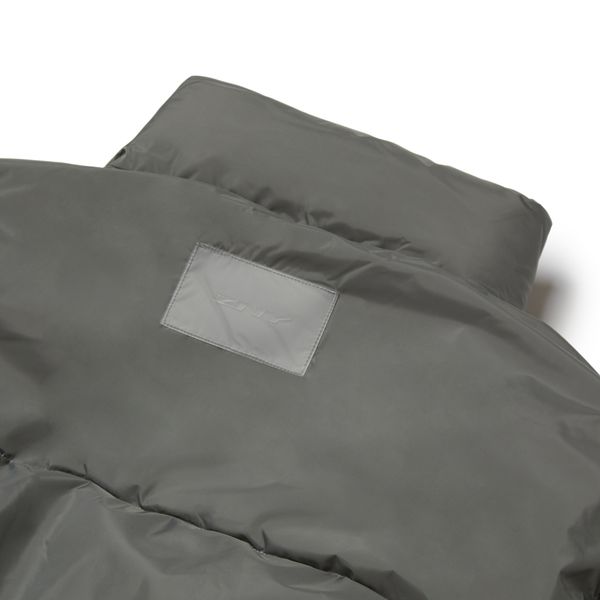 Пуховик BASIC Темно-Серый - фото 7