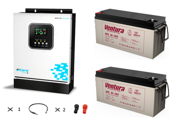Комплект ИБП Stark Country 3000 INV MAX + АКБ Ventura GPL 12-150 х 2 шт.