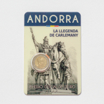 Andorra 2 Euro 2022: Charles the Great (747 - 814), King of Franks, King of Lombards, Emperor of Romans