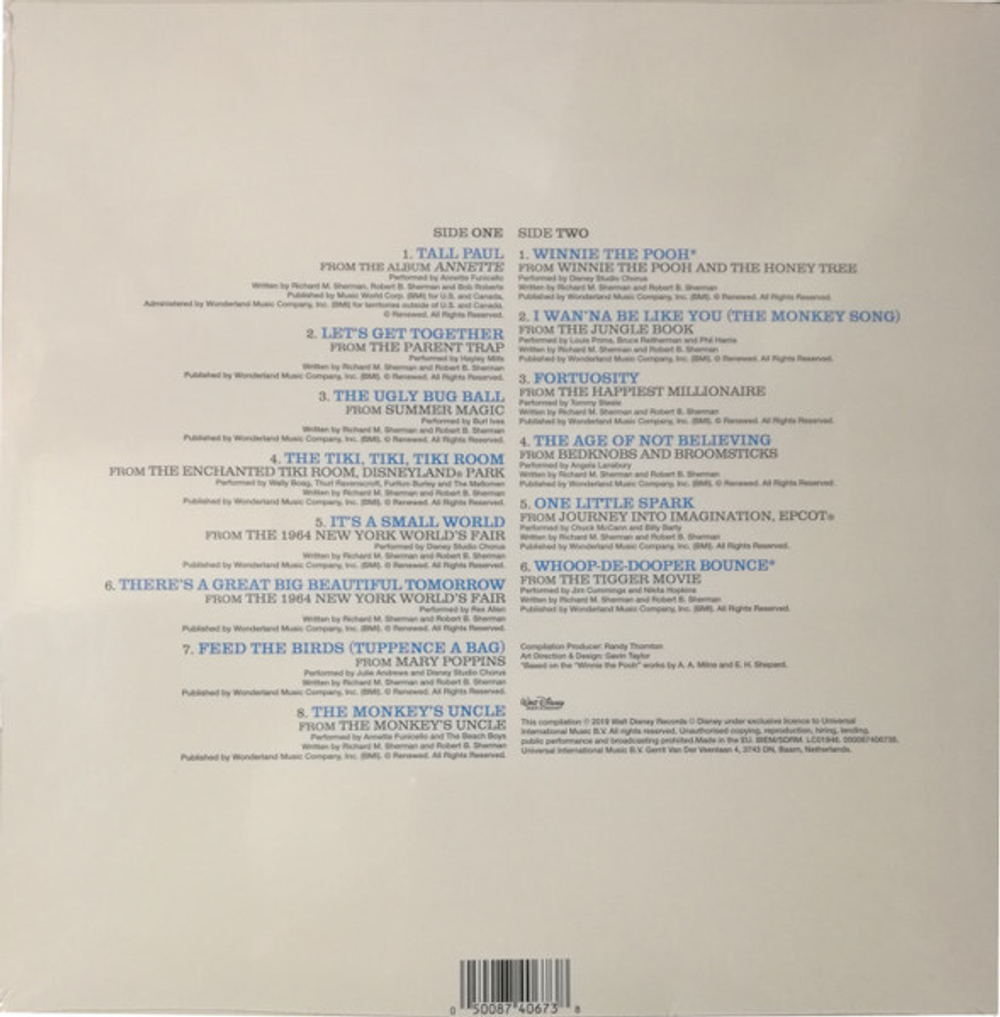 Сборник / Simply Sherman: Disney Hits From The Sherman Brothers (LP)