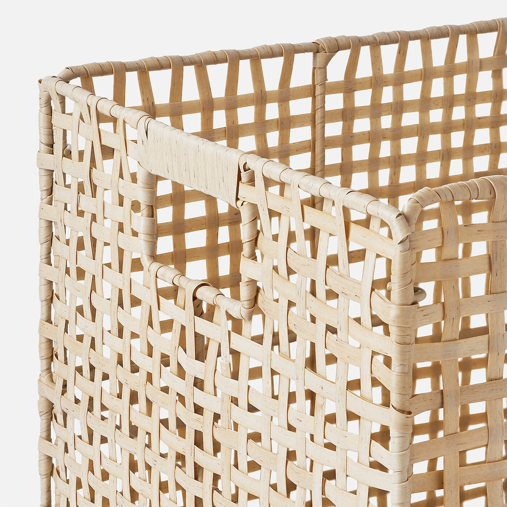 Корзина IKEA VAXTHUS (ВИСТХУС), Ротанг, Бежевый, 30x30x30 см
