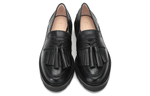 stuart weitzman Tassel-detail Leather Loafers