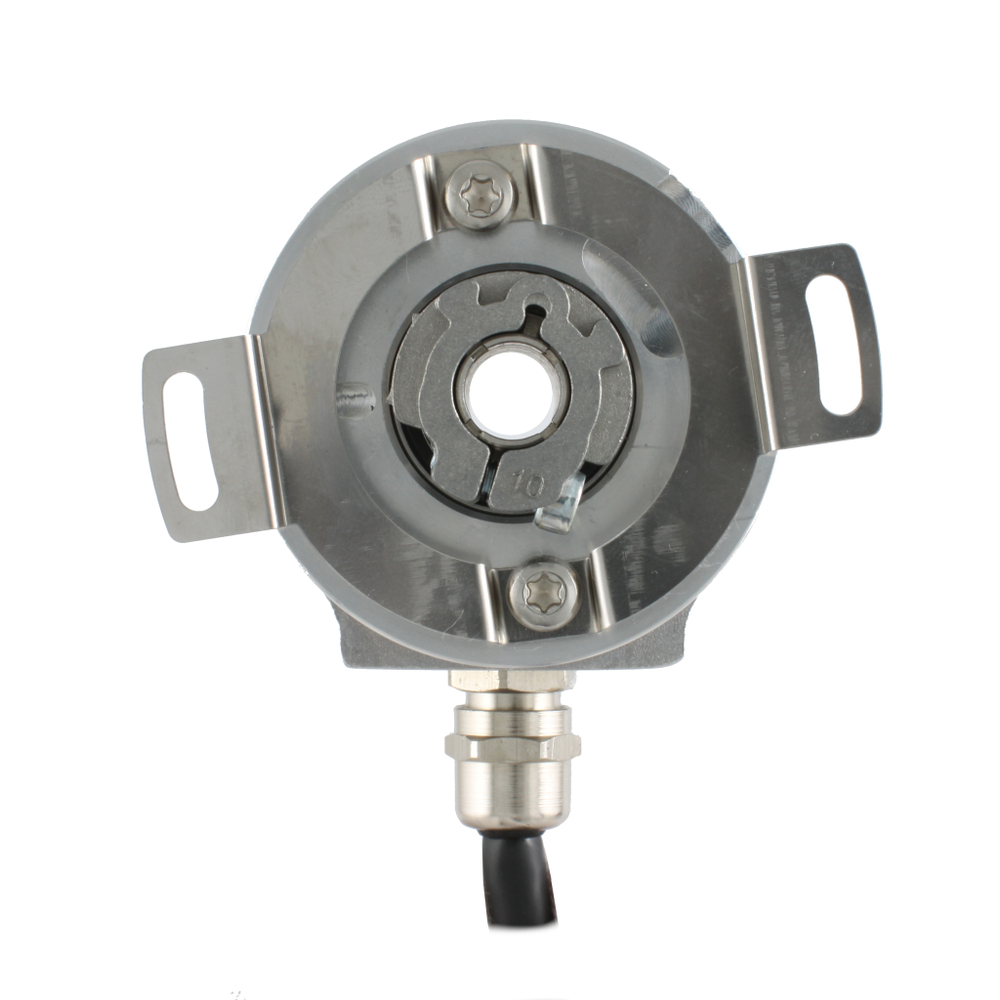 Инкрементальный программируемый энкодер INNOCONT D=58мм, полый вал 10мм, 5…30VDC, выход TTL/HTL с инверсией, IP 54