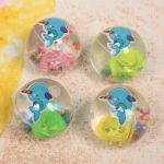 Мяч 6,5 см «Сказочный мир» (попрыгун с водой и подсветкой) СТИКЕР НА ВЛОЖЕНИЕ