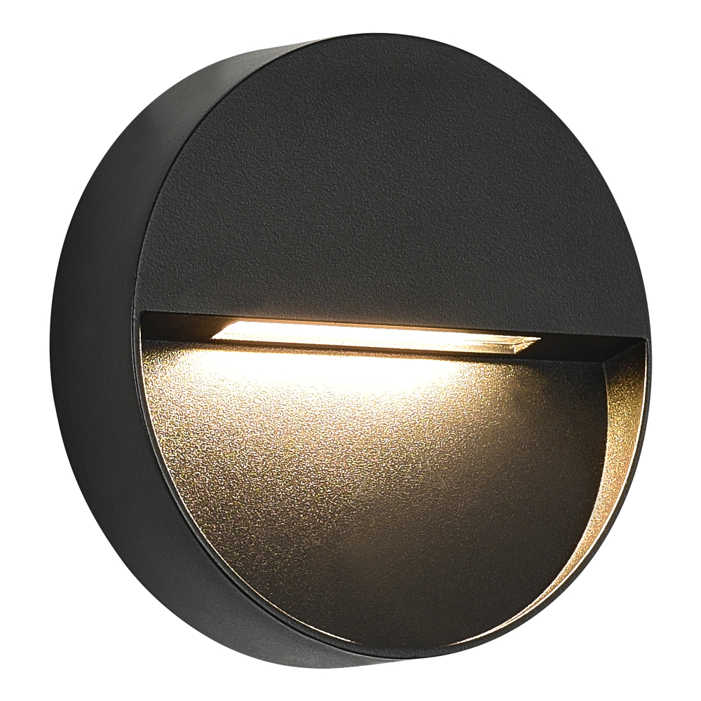 Светильник светодиодный, черный, LED, 1,5
