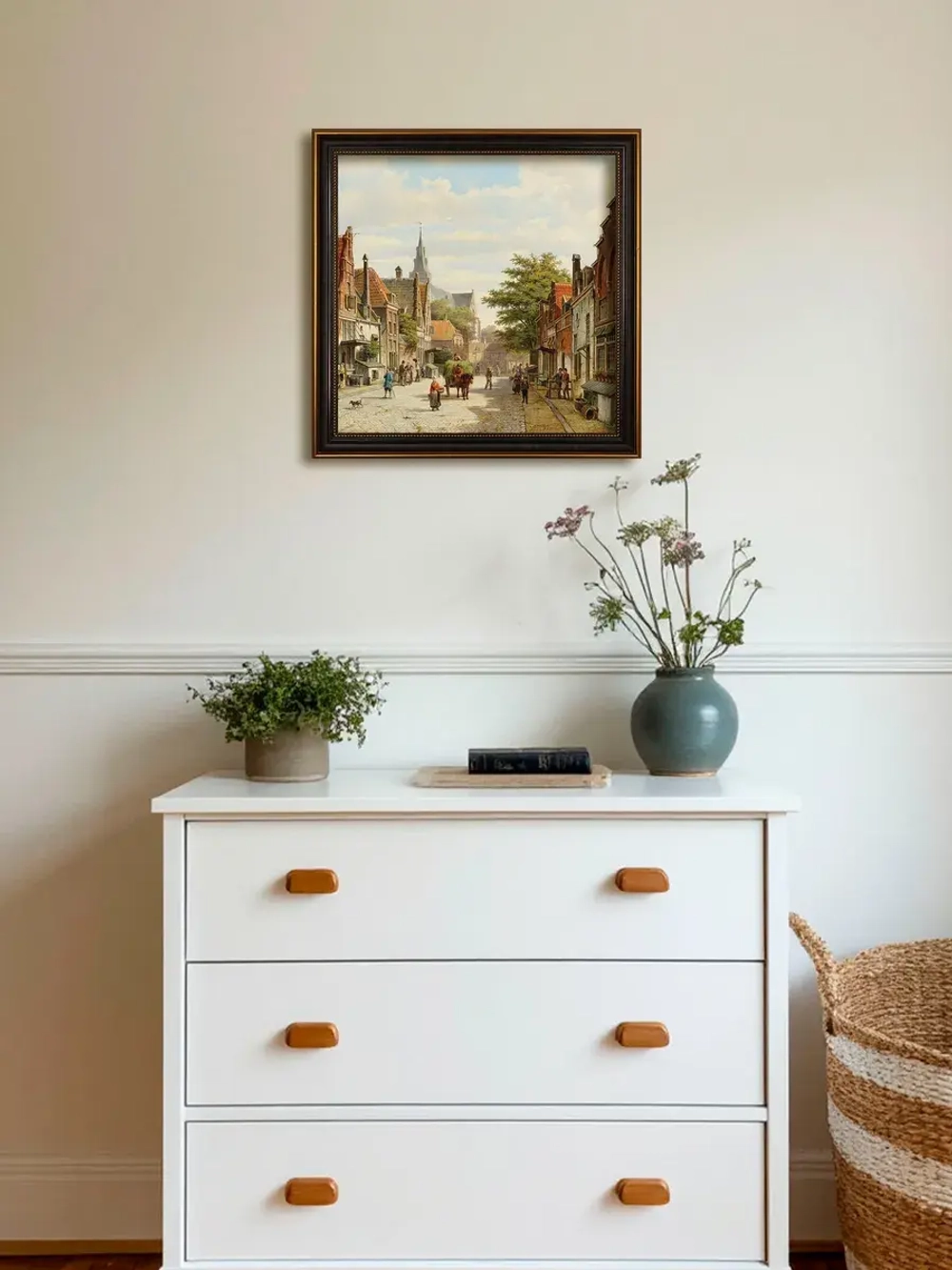 Картина серии "Голландия" настенная для интерьера 36*36 см