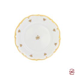 Набор тарелок Queen's Crown Золотая роза 18 предметов