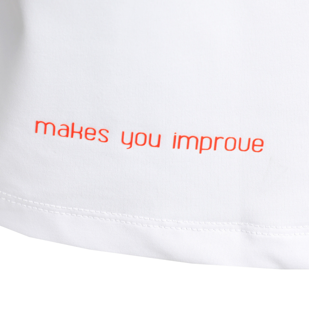 Мужское теннисное поло NOX Team Polo Regular Polo Men - White, Orange