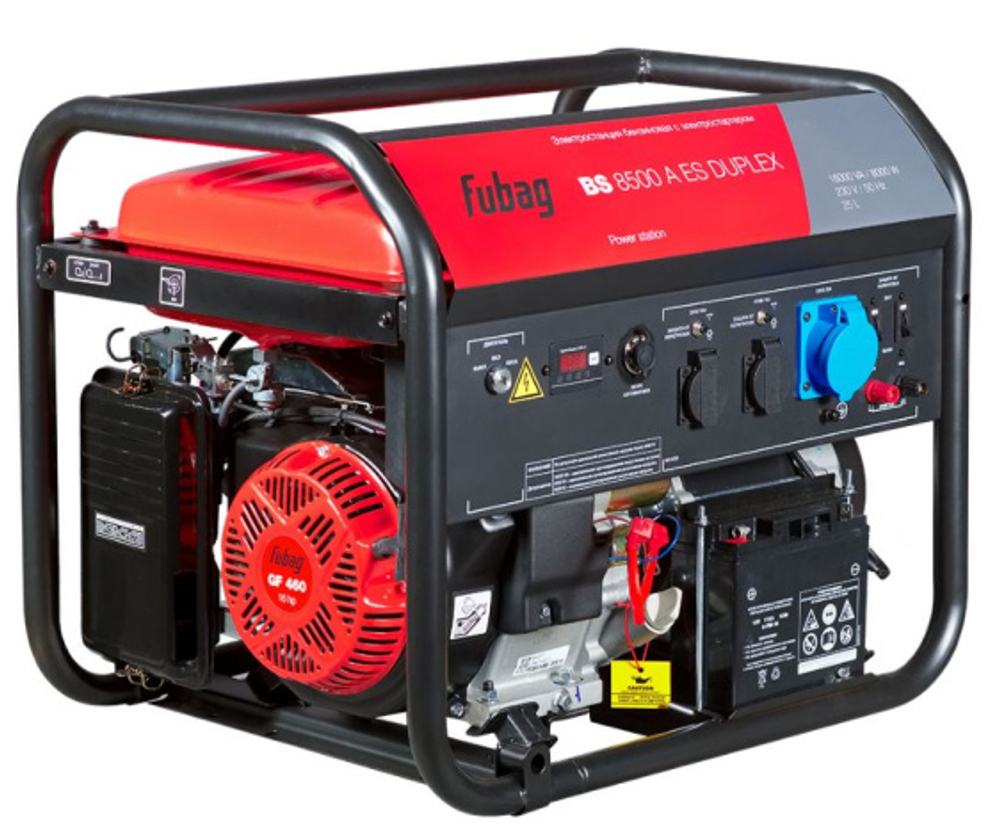 Электростанция бензиновая FUBAG bs 8500 a es duplex