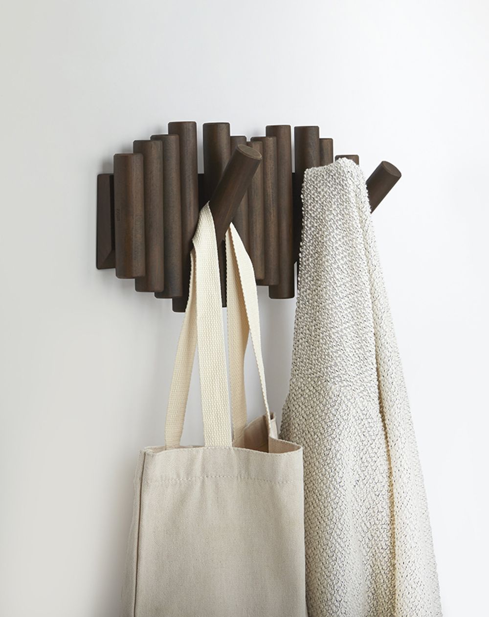 Вешалка настенная Picket, 5 крючков, состаренный орех