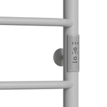 Полотенцесушитель MIXLINE MIRA  80х50 (таймер, 336 Вт, 5 перекладин + ПОЛКА) электрический БЕЛЫЙ