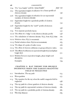 Radio waves in the ionosphere | K.G. Budden