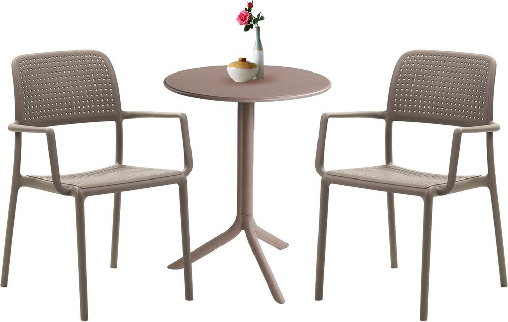 Комплект пластиковой мебели Nardi Spritz Bora, тортора