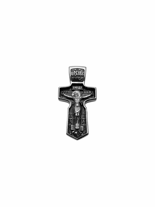 Крест из серебра/Чернение