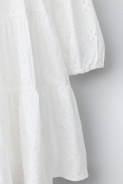 ZARA РОМАНТИЧЕСКОЕ ПЛАТЬЕ, БЕЛЫЙ