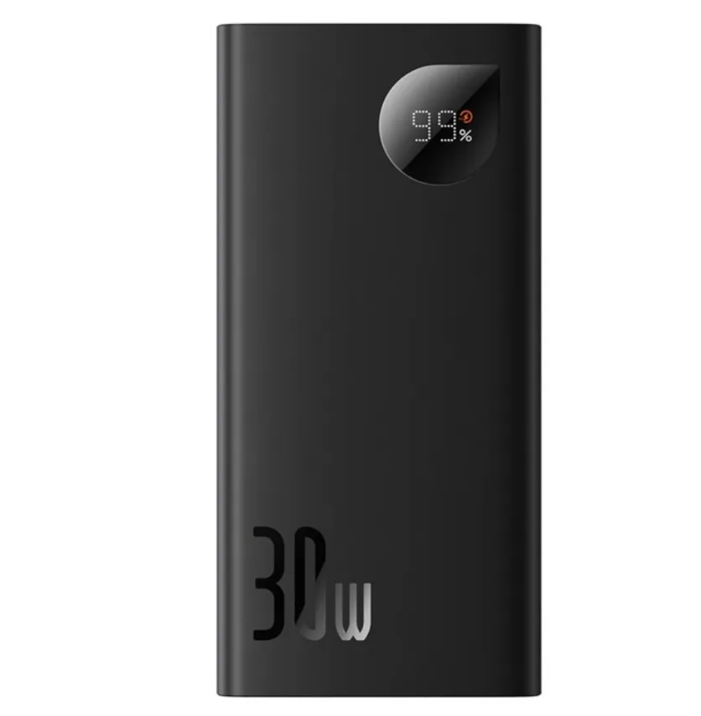 Внешняя АКБ Baseus Adaman Digital Display 30W VOOC 20000 мАч