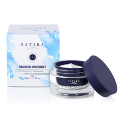 Денний зволожуючий крем для комбінованої та жирної шкіри (SPF25) Satara Dead Sea / Balancing Moisturizer Cream for combination skin