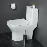 Унитаз-моноблок BelBagno LOUNGE BB8618CPR-MN/SC безободковый, с бачком, с крышкой микролифт